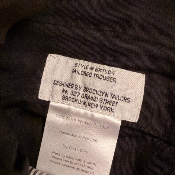 Brooklyn Tailors BKT50 Tailored Trouser in Super 110s Plainweave - Picture 5 of 6